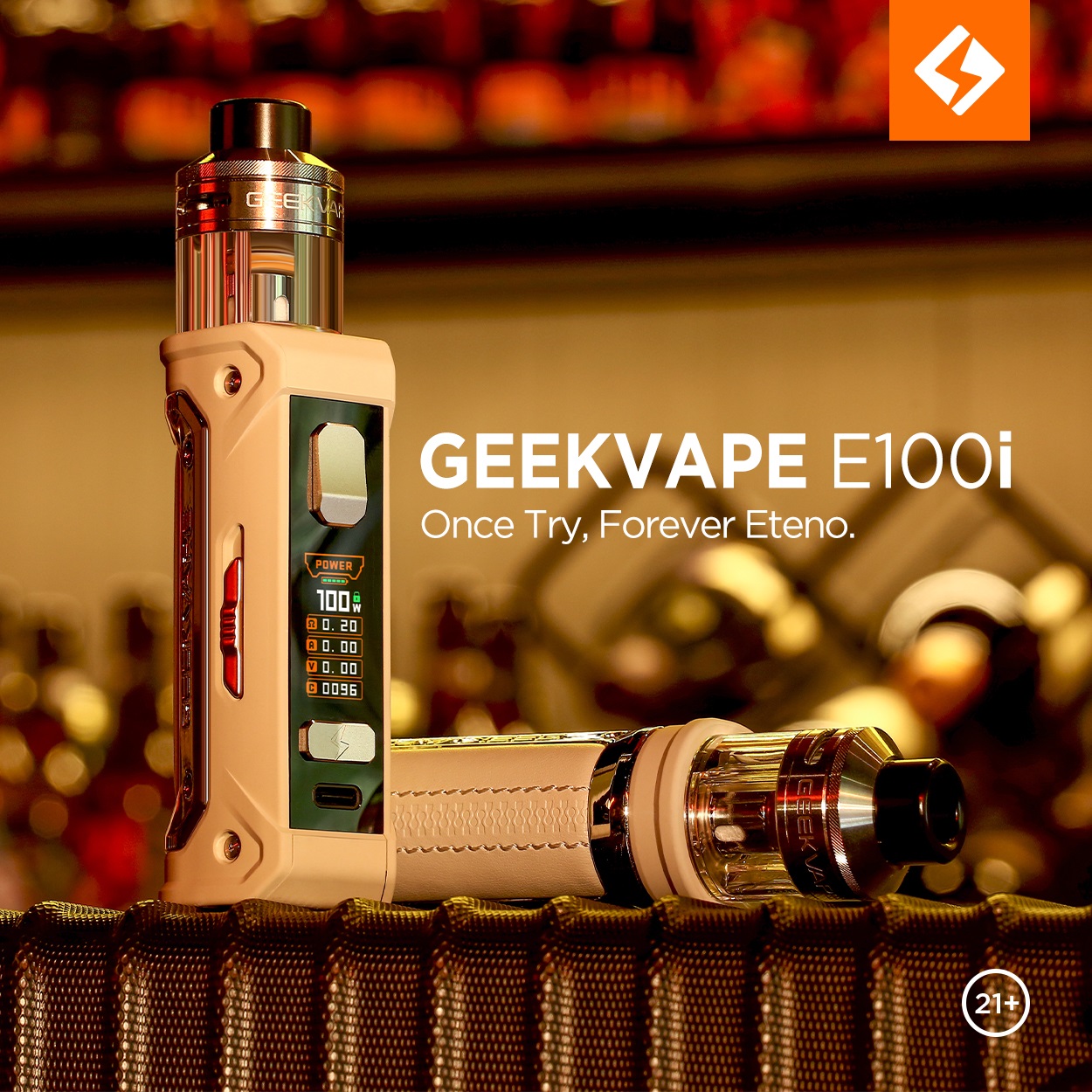 GeekVape E100i Kit, e100i aegis eteno, e100 empty pods, p series coils